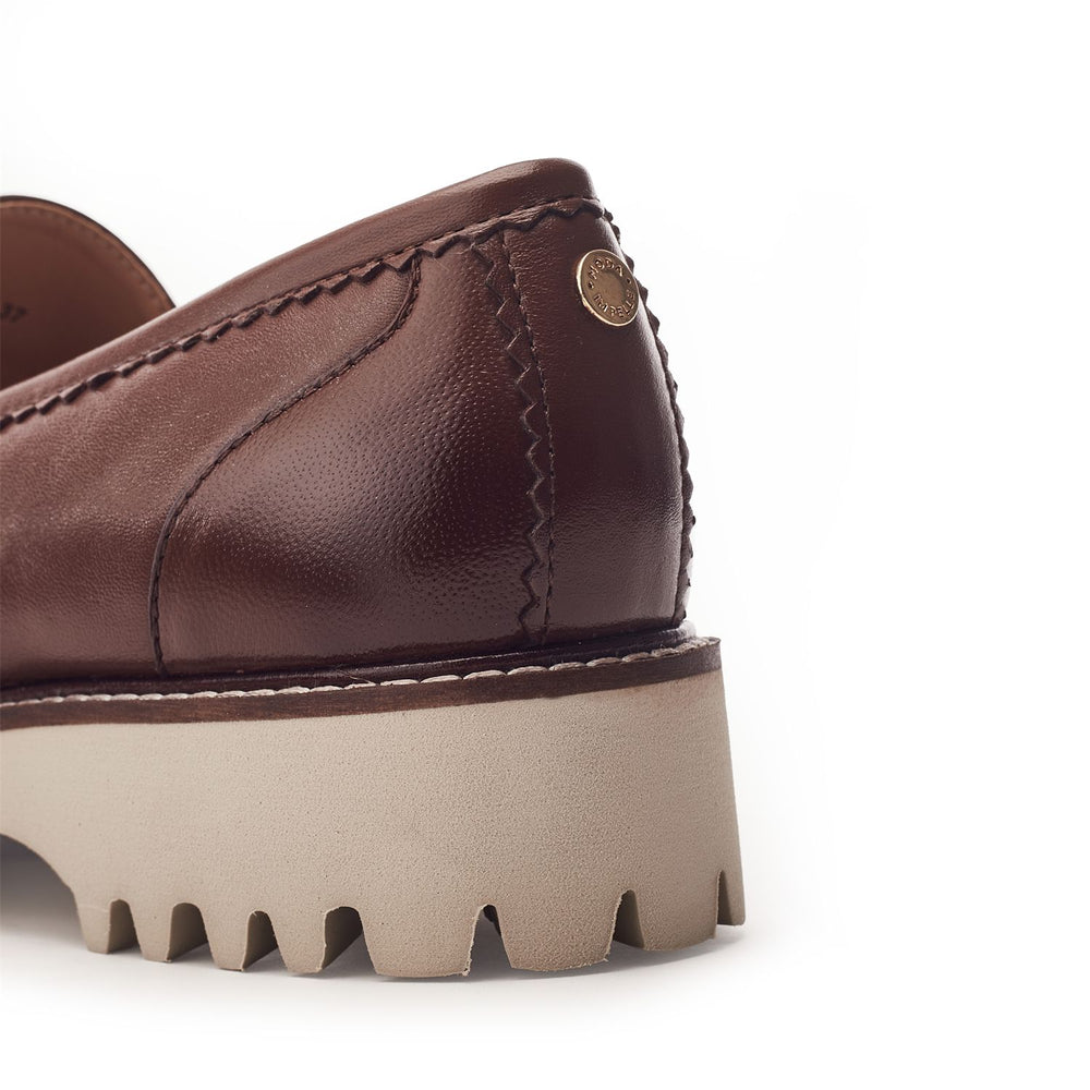 Eleyna Brown Leather Shoes