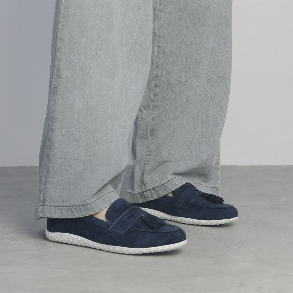 Elinia Navy Suede Shoes