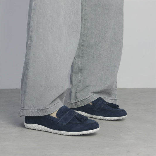 Elinia Navy Suede Shoes