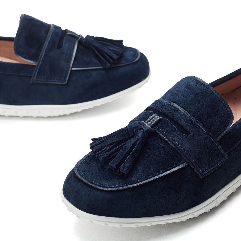 Elinia Navy Suede Shoes