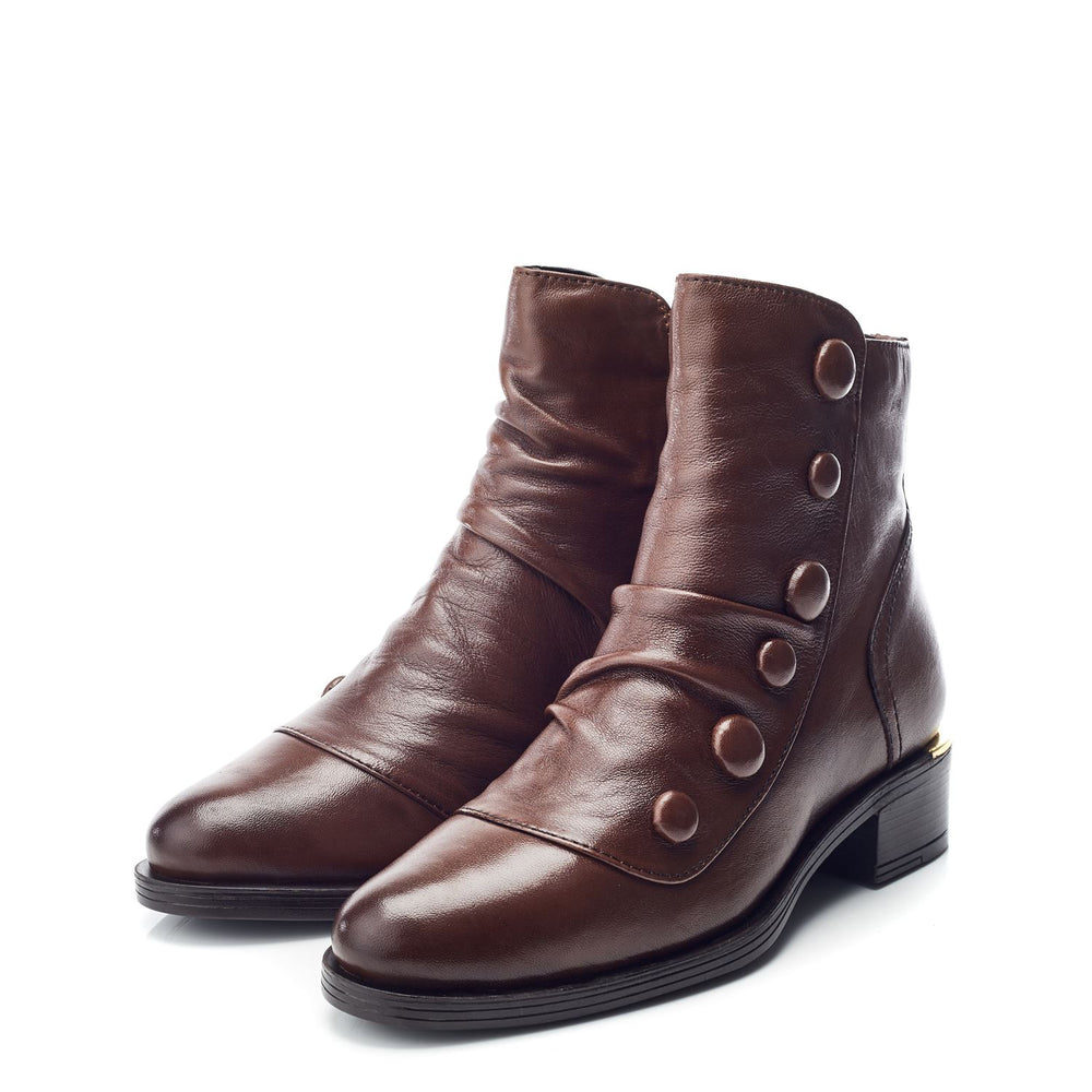 Elita Tan Leather Boots