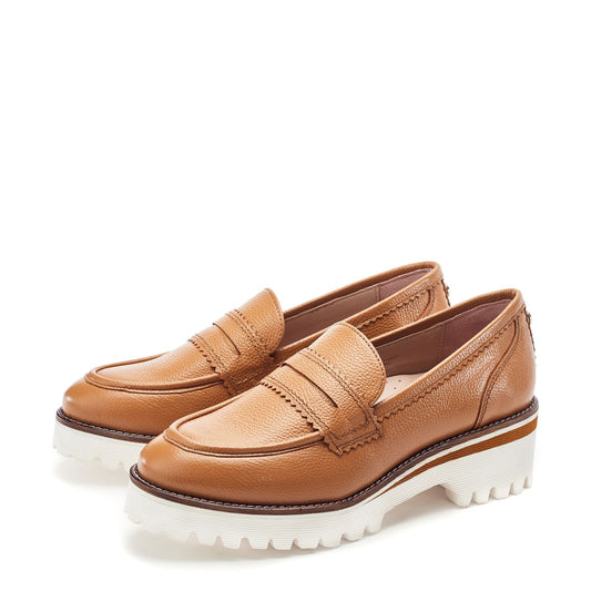 Ellani Tan Leather Shoes