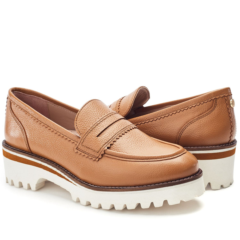 Ellani Tan Leather Shoes