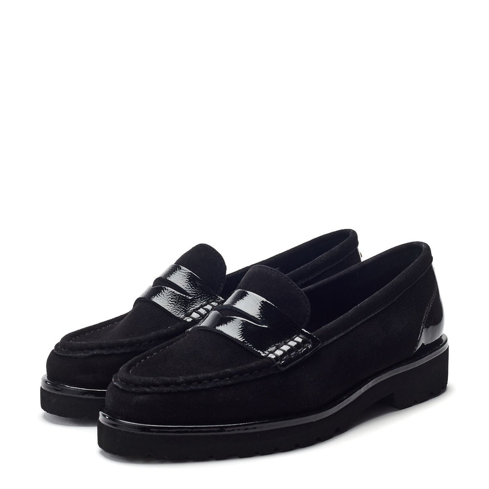 Ellaria Black Suede Shoes
