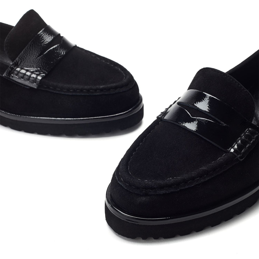 Ellaria Black Suede Shoes
