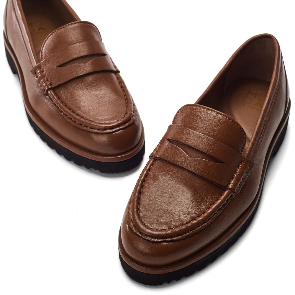 Ellaria Tan Leather Shoes