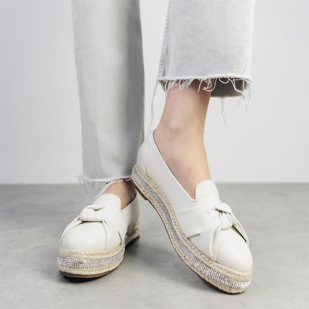 Elmore Off White Porvair Shoes