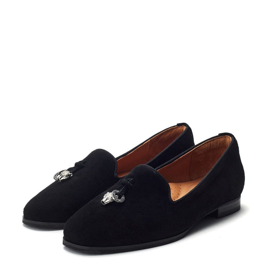 Elodea Black Suede Shoes