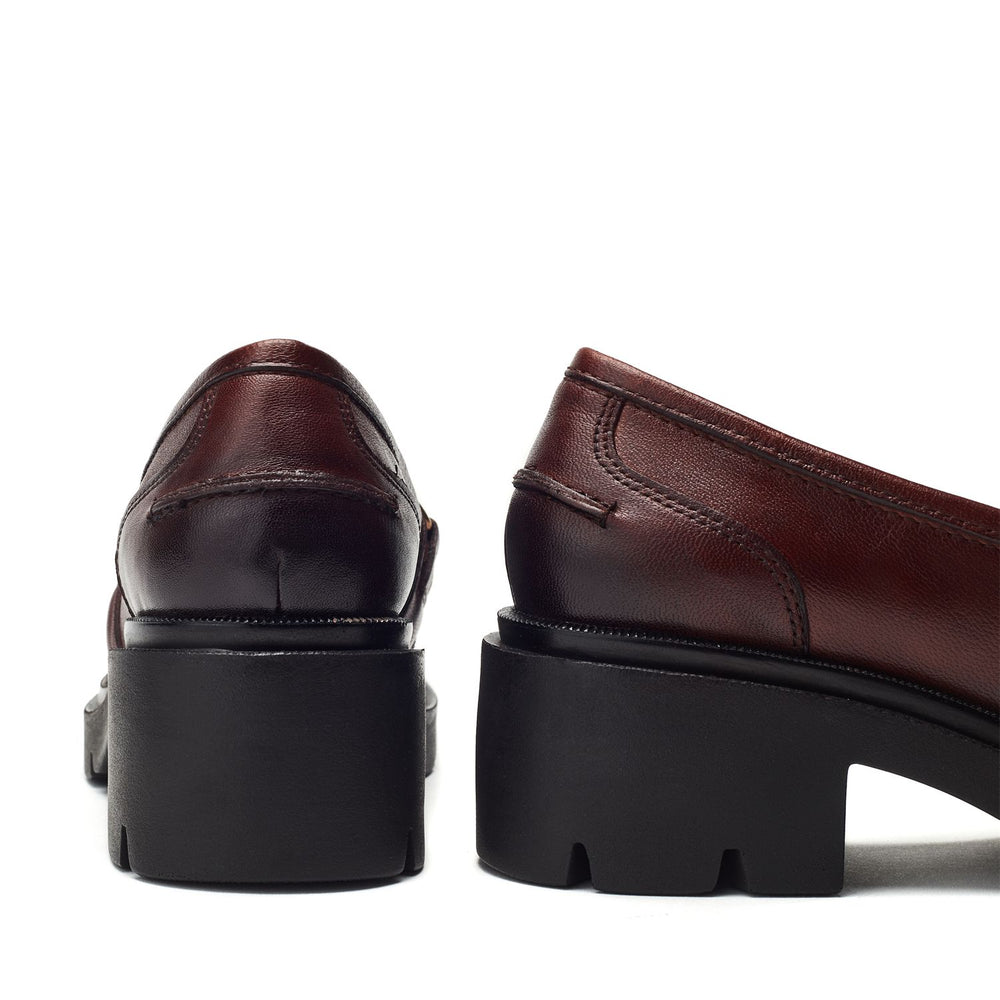 Elsana Tan Leather Shoes