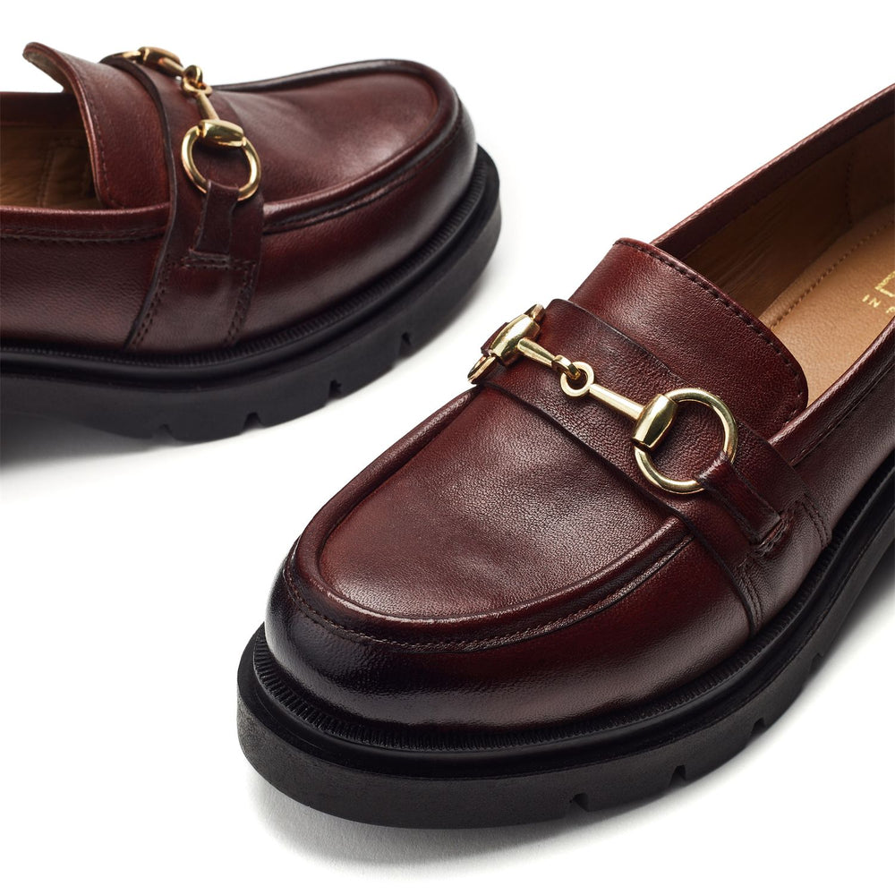 Elsana Tan Leather Shoes