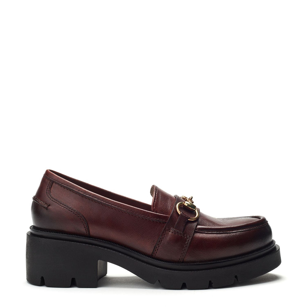 Elsana Tan Leather Shoes