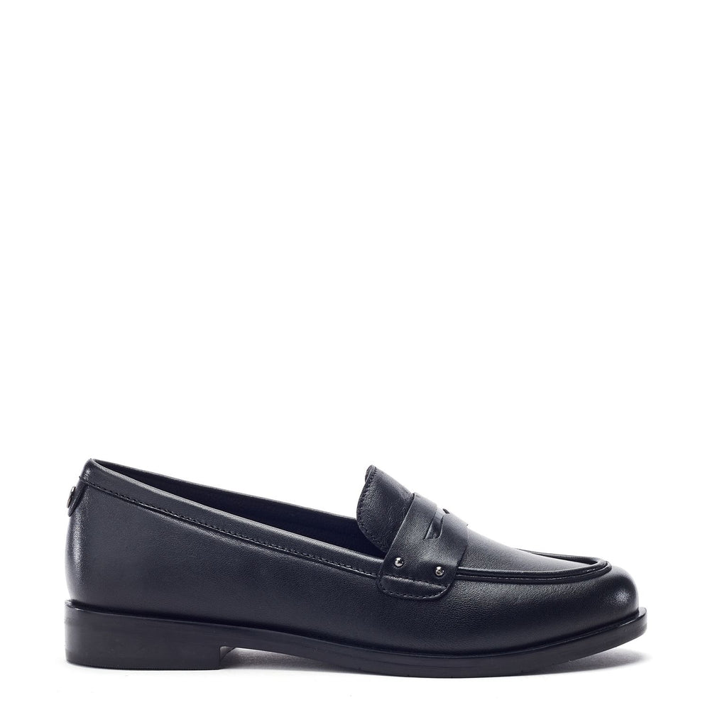 Ema Black Leather Shoes