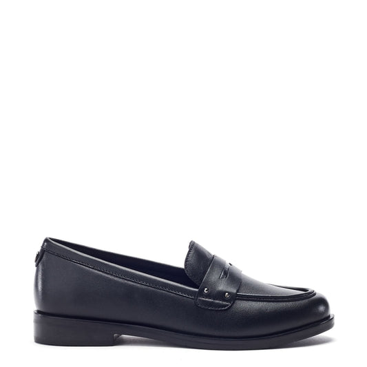 Ema Black Leather Shoes