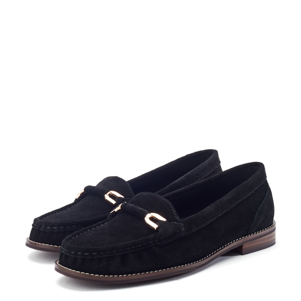 Emella Black Suede Shoes
