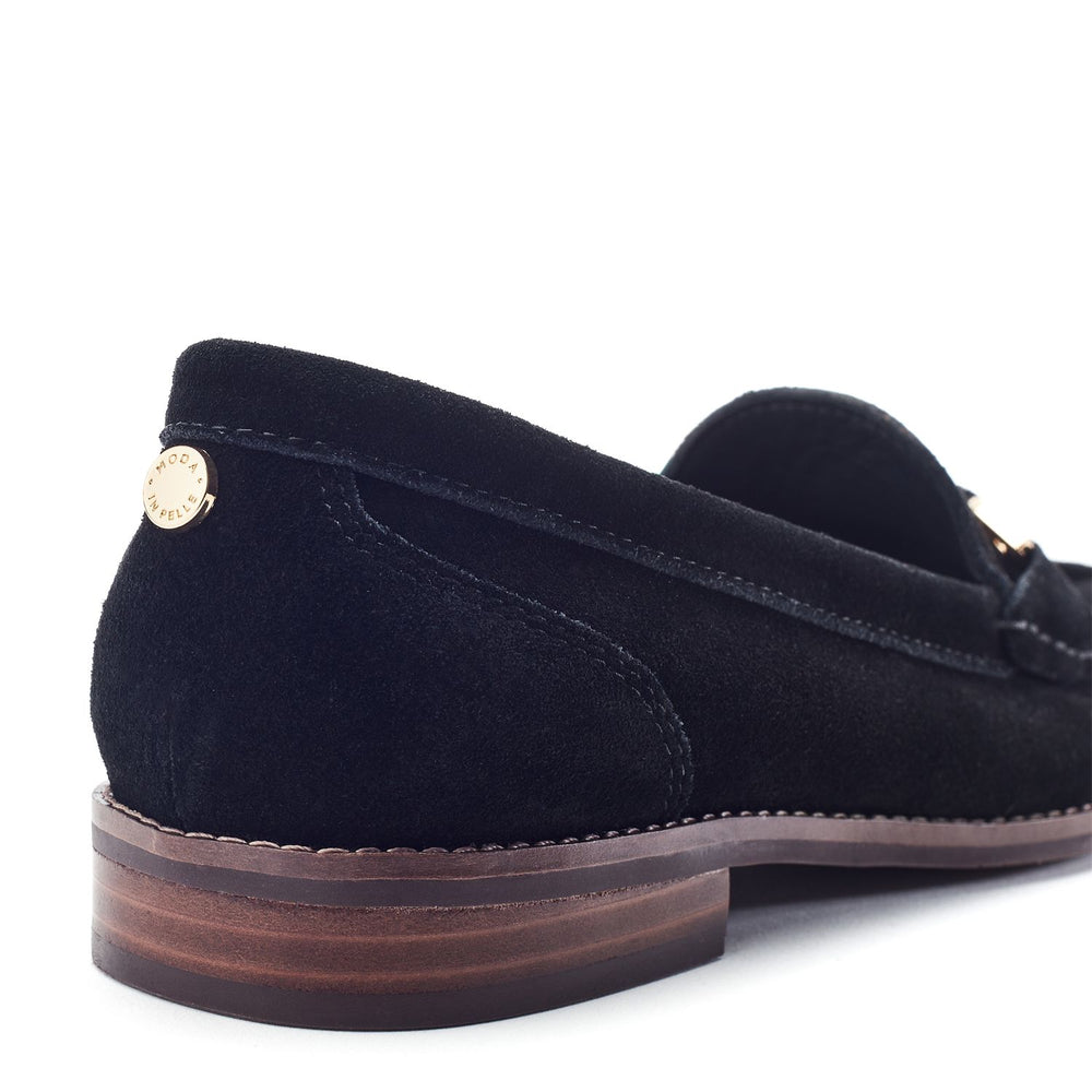 Emella Black Suede Shoes