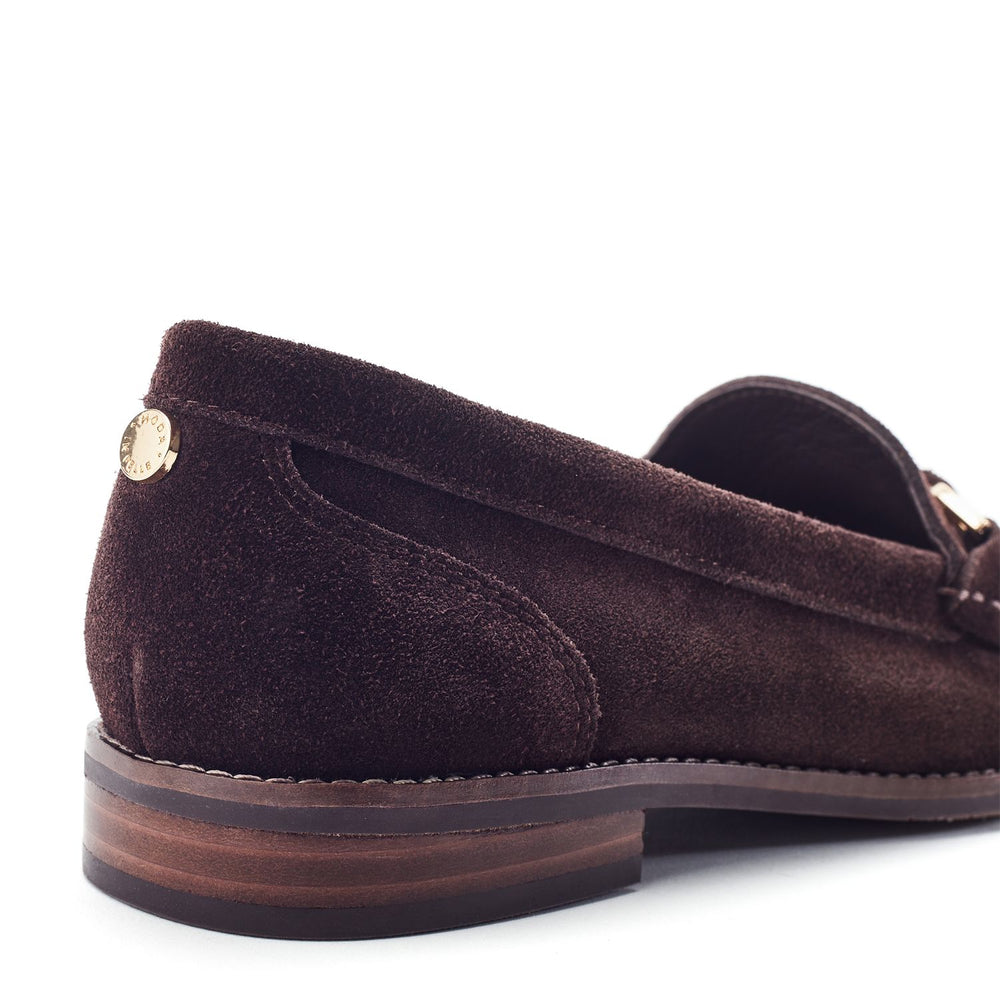 Emella Dark Brown Suede Shoes