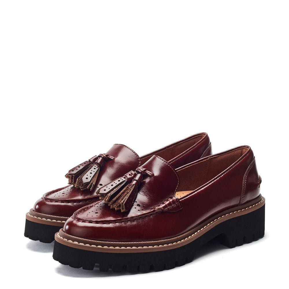 Emi Brown Leather Shoes