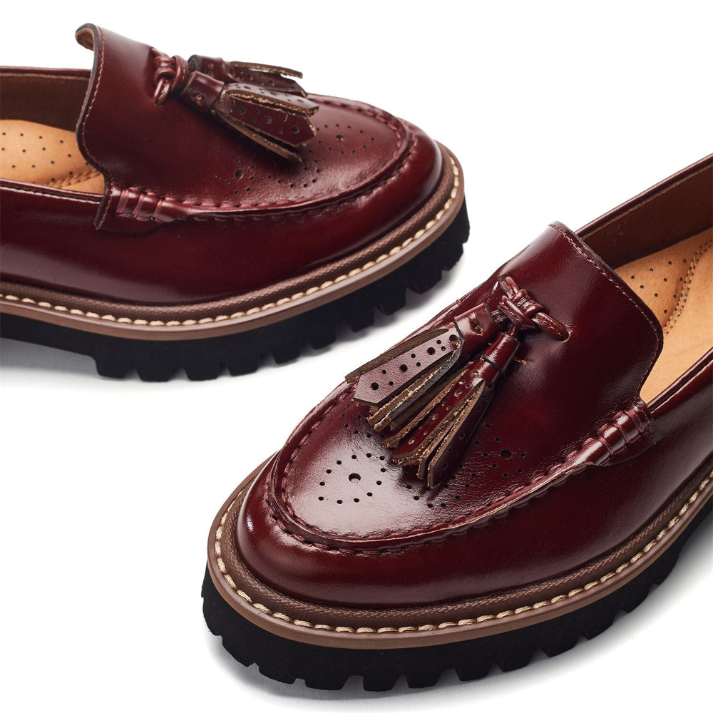 Emi Brown Leather Shoes