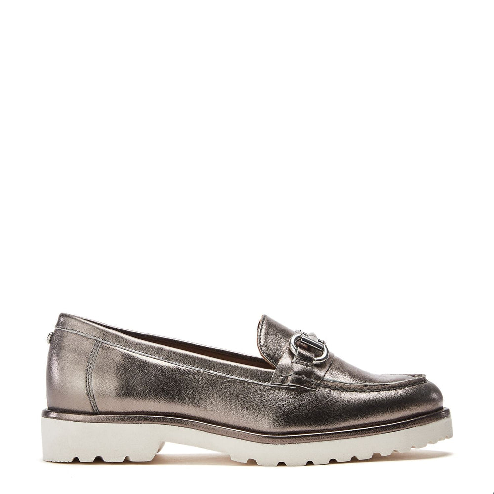 Emori Pewter Leather Shoes