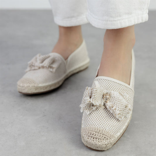 Erica Natural Textile Shoes