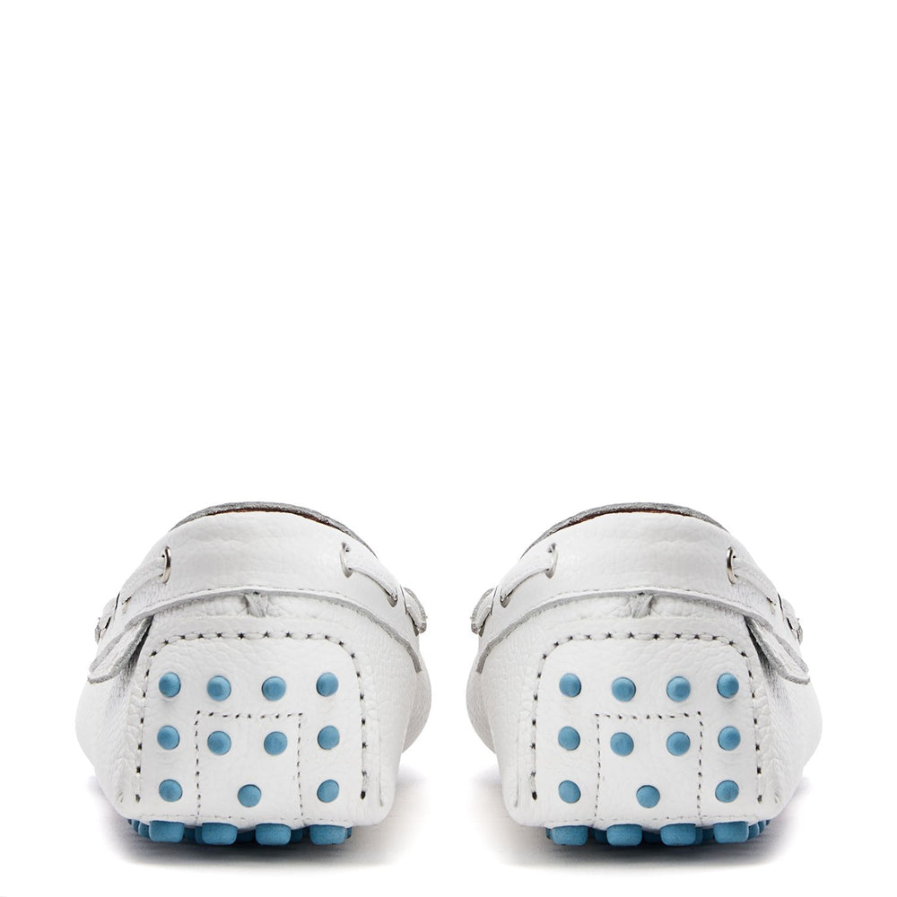 Eryngos White Leather Shoes