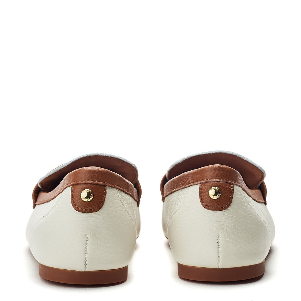 Erythrina Off White Leather Shoes