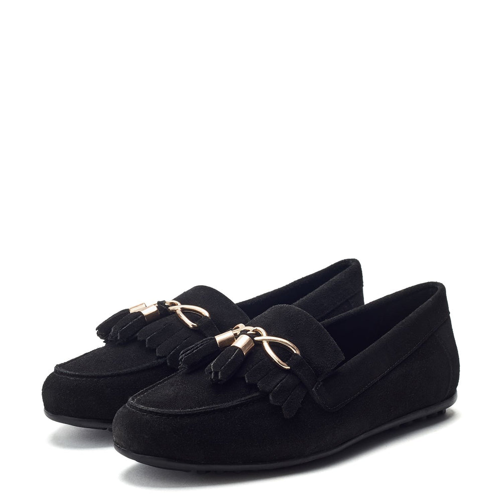 Essana Black Suede Shoes