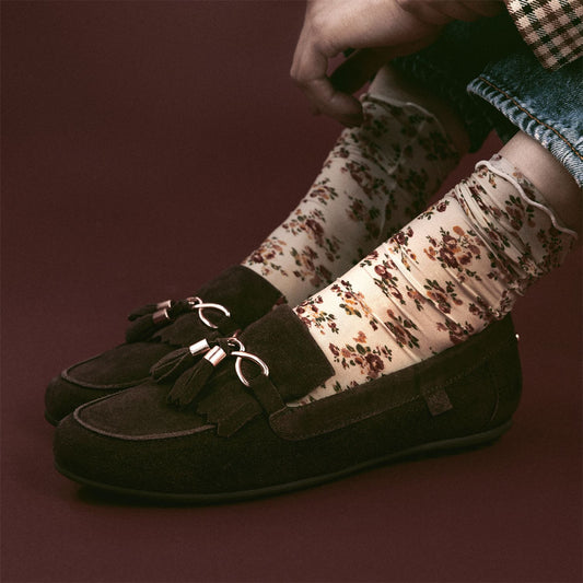 Essana Brown Suede Shoes