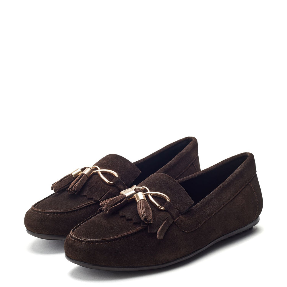 Essana Brown Suede Shoes