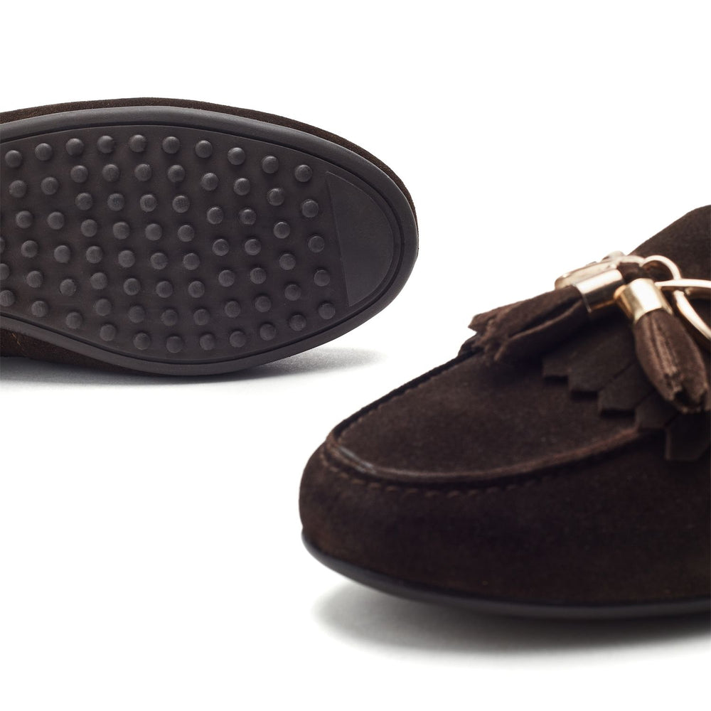 Essana Brown Suede Shoes
