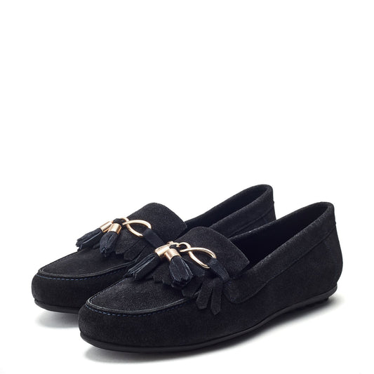 Essana Navy Suede Shoes