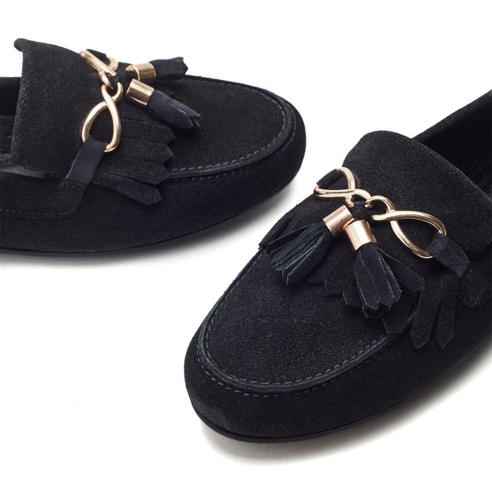 Essana Navy Suede Shoes