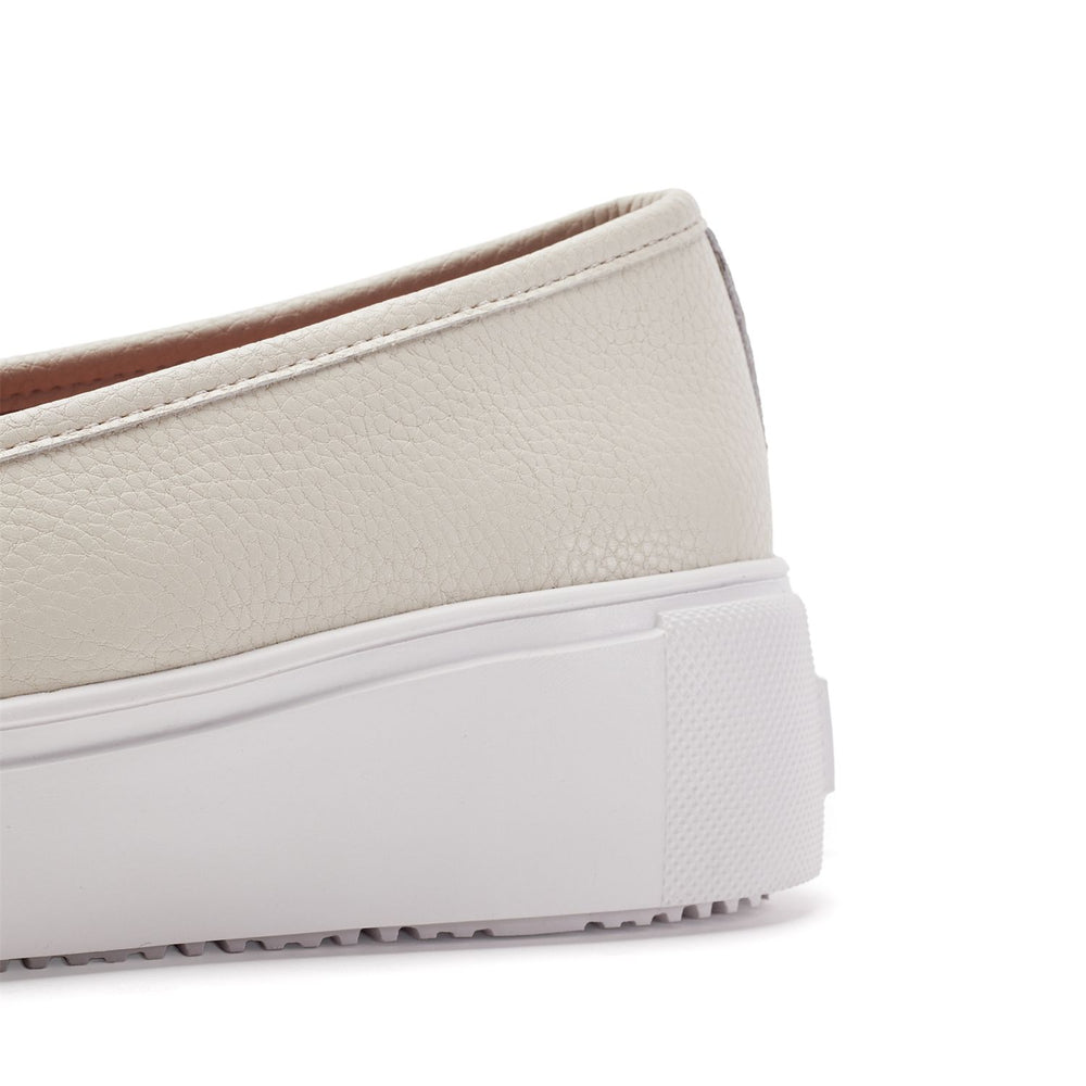 Ettala White Leather Shoes