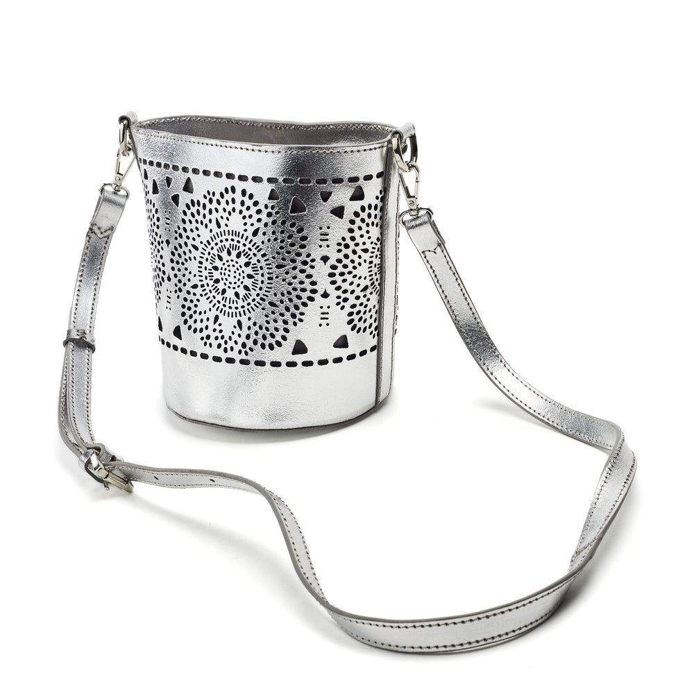 Eudia Bag Silver Leather 