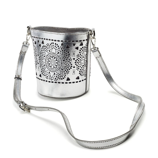 Eudia Bag Silver Leather 