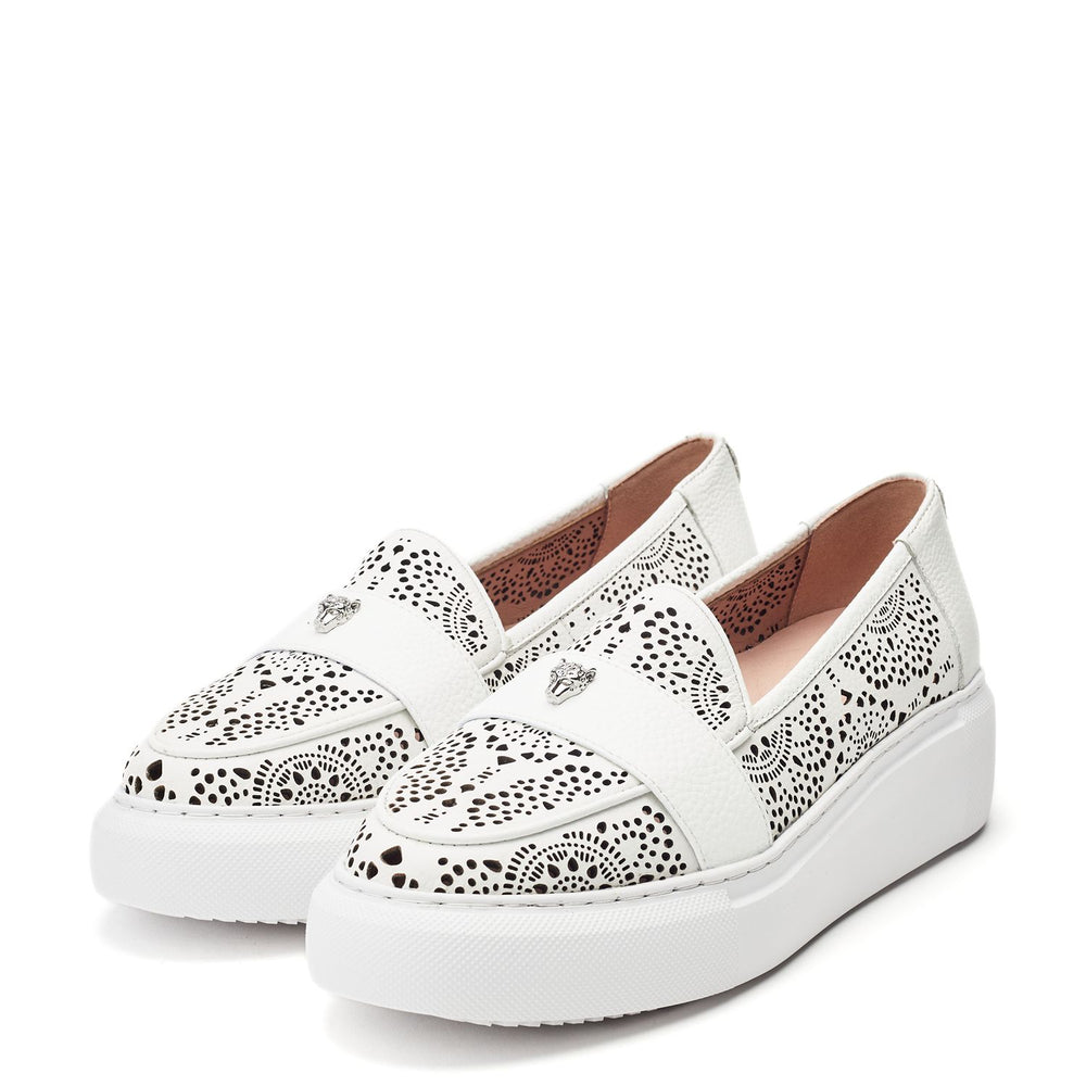 Eudia White Leather Shoes