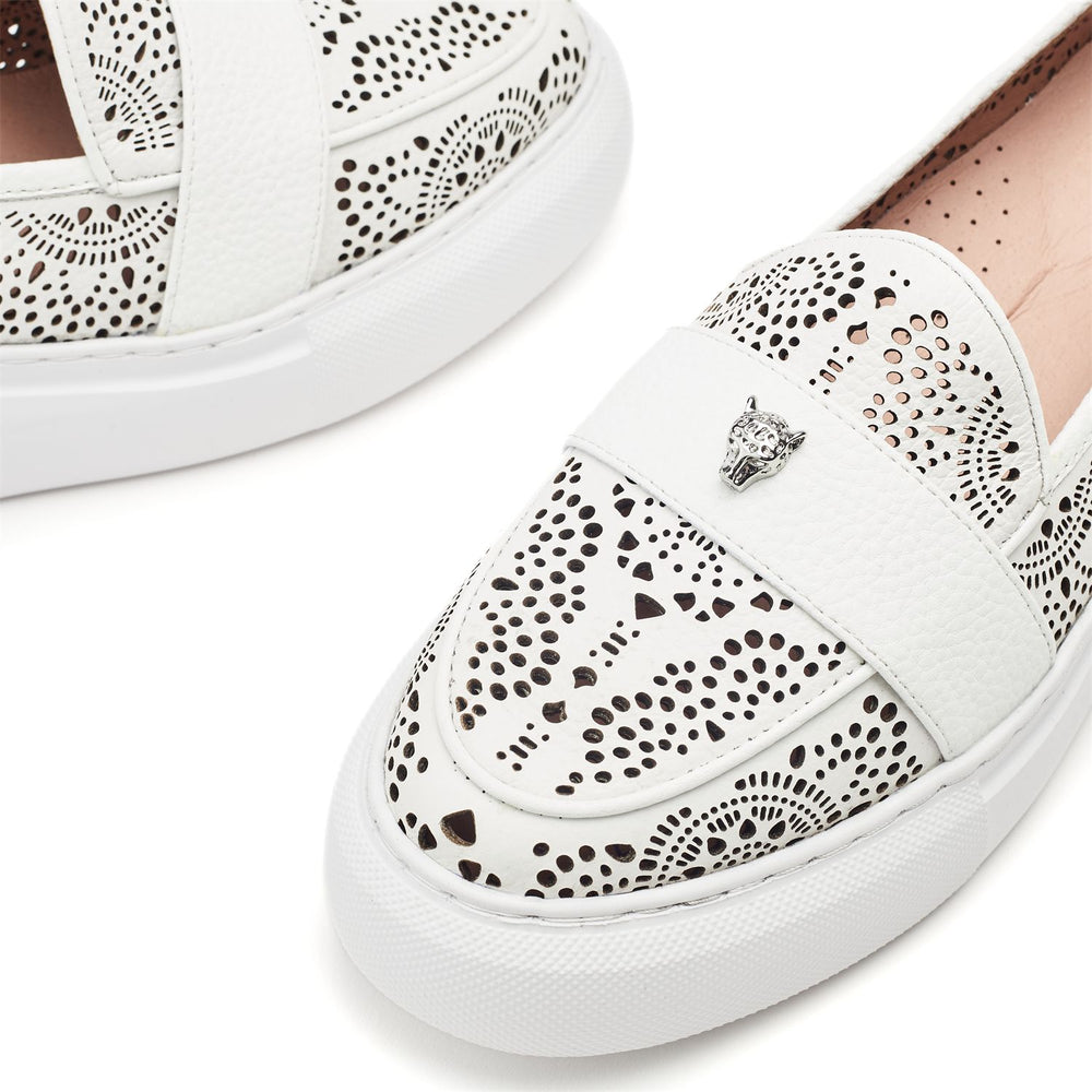 Eudia White Leather Shoes