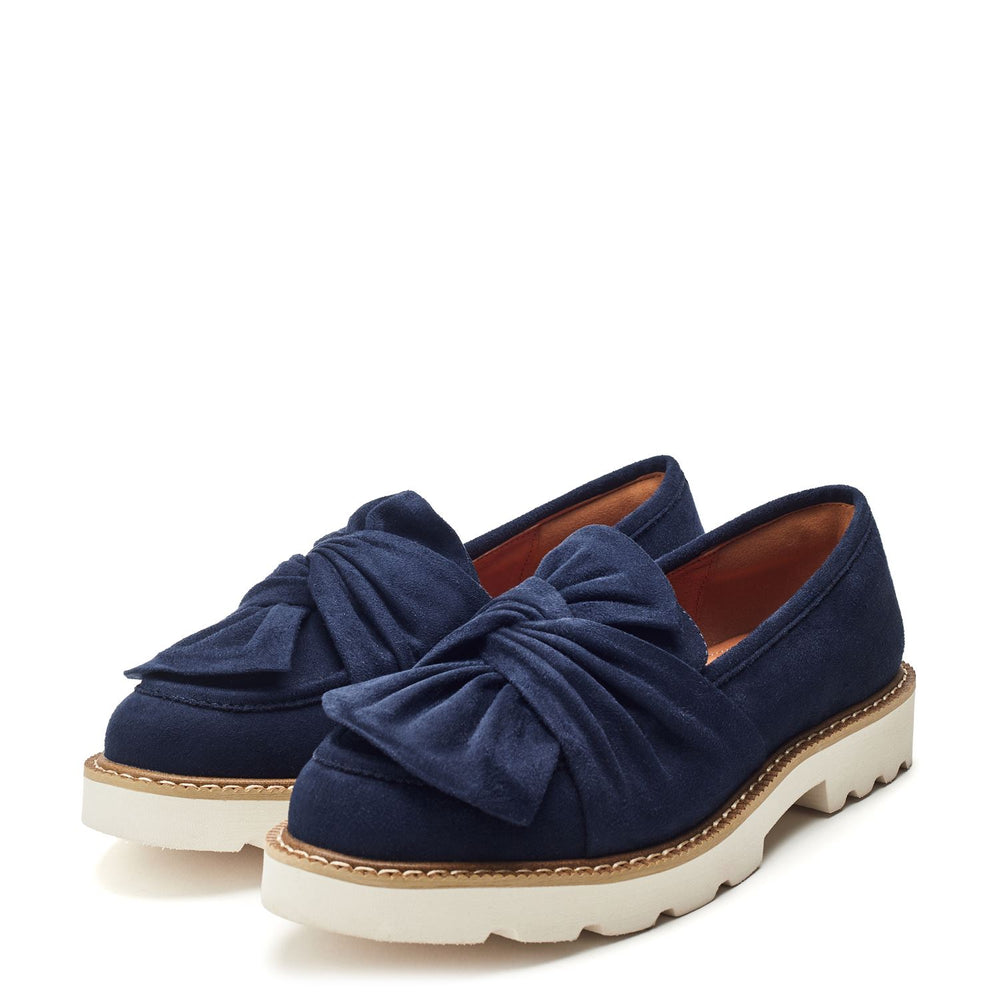 Eves Navy Alcantara Alcantara Shoes