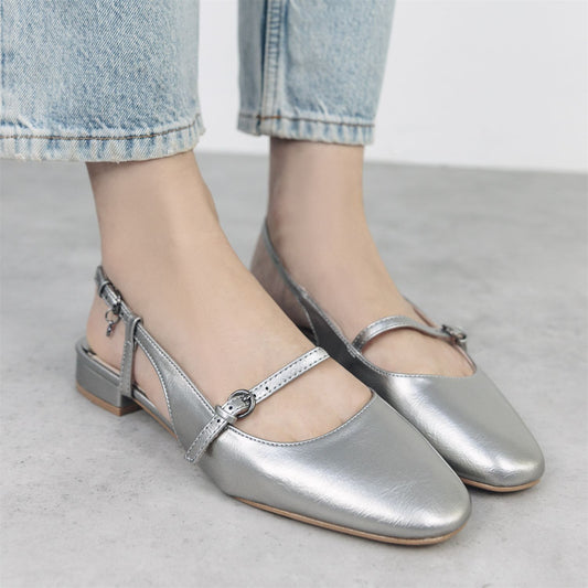 Faiga Pewter Porvair Shoes