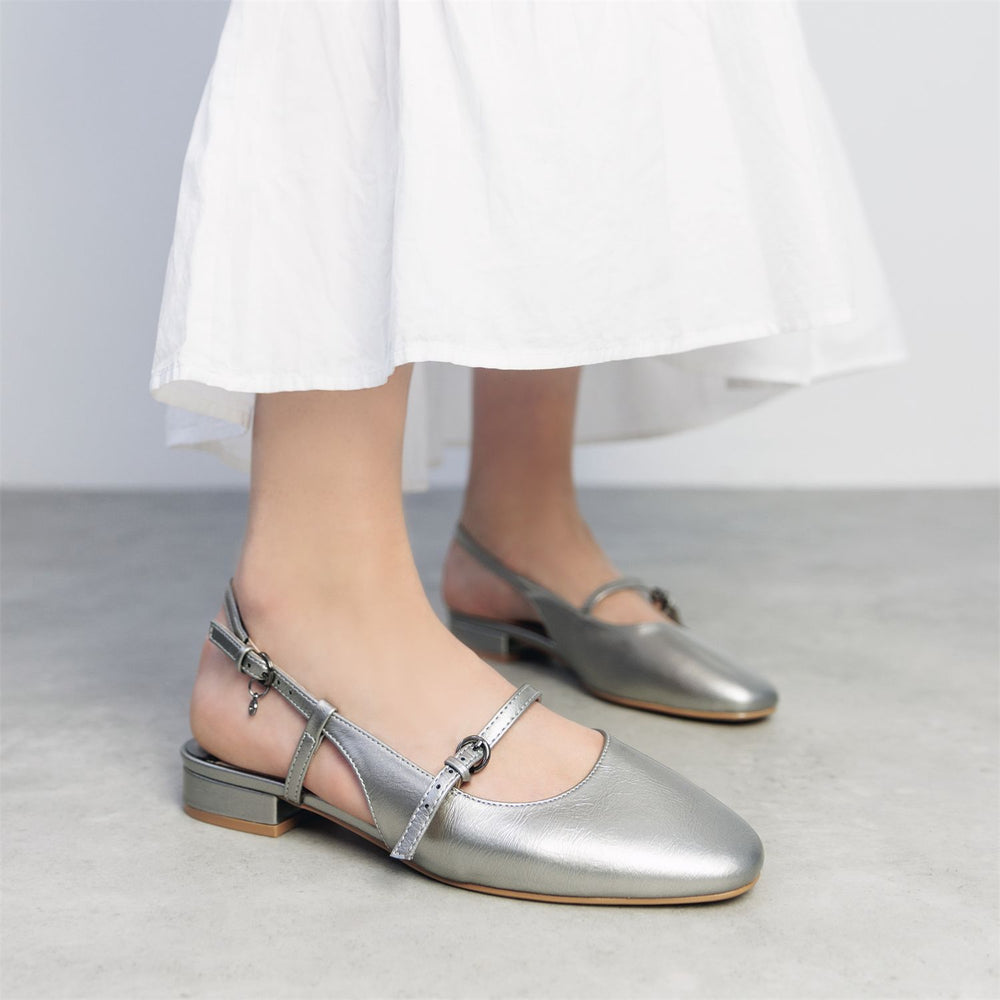 Faiga Pewter Porvair Shoes