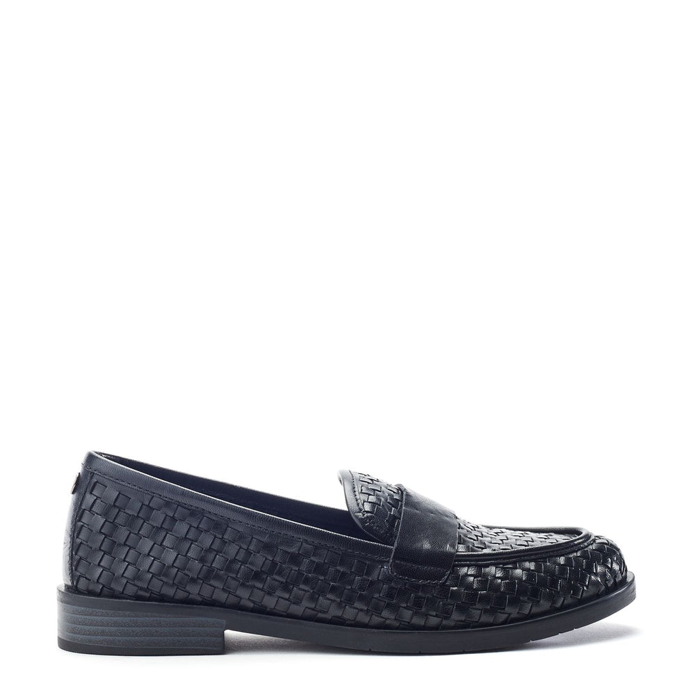 Farenza Black Leather Shoes