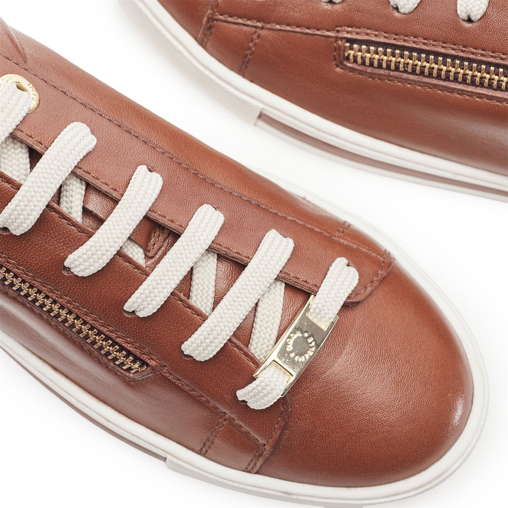 Federika Tan Leather Trainers