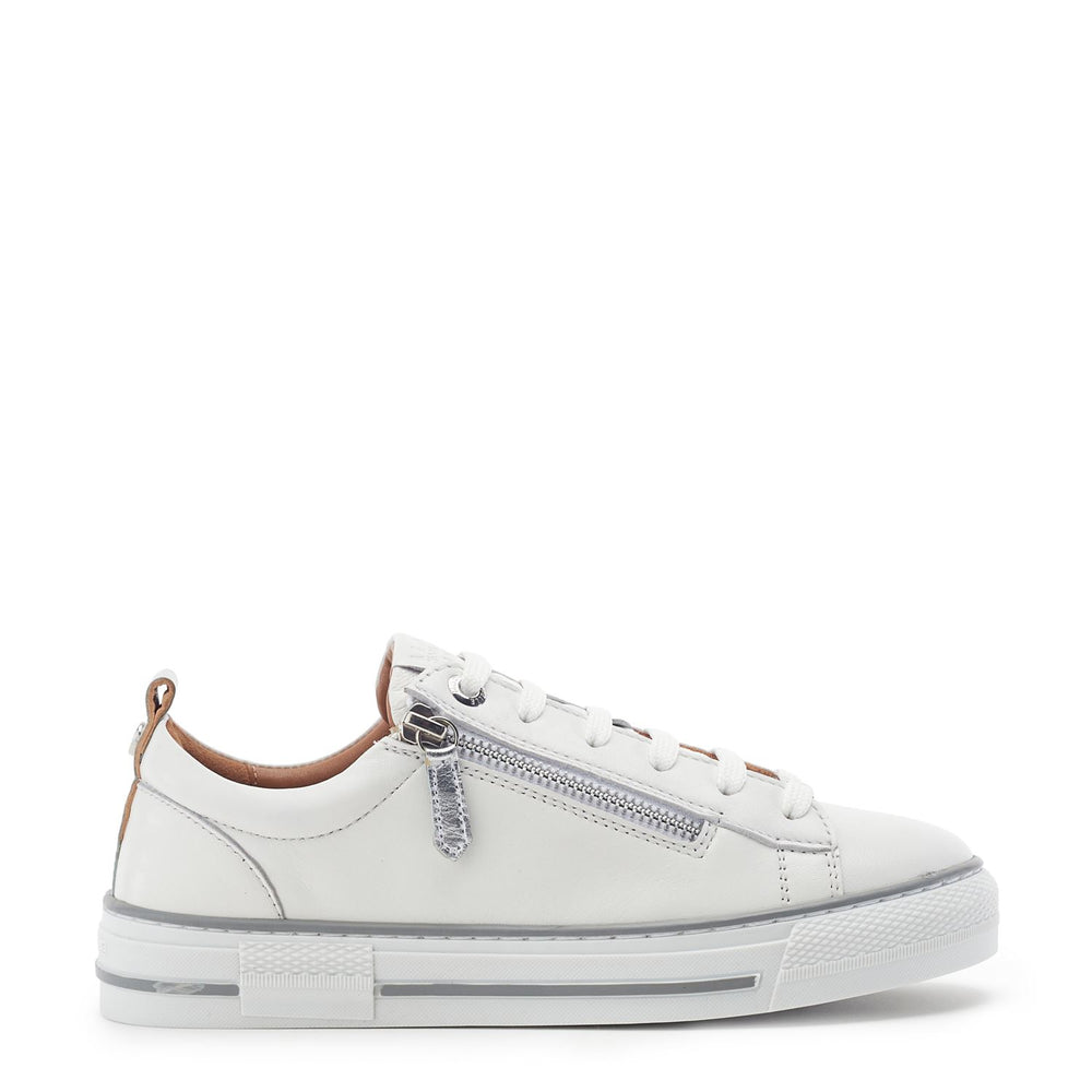 Felicitee White Leather Trainers