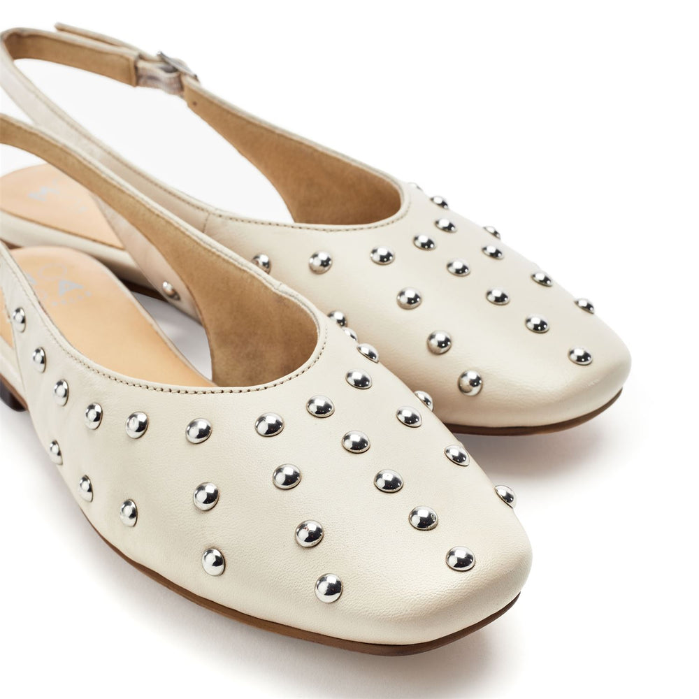 Fiarra Off White Leather Shoes