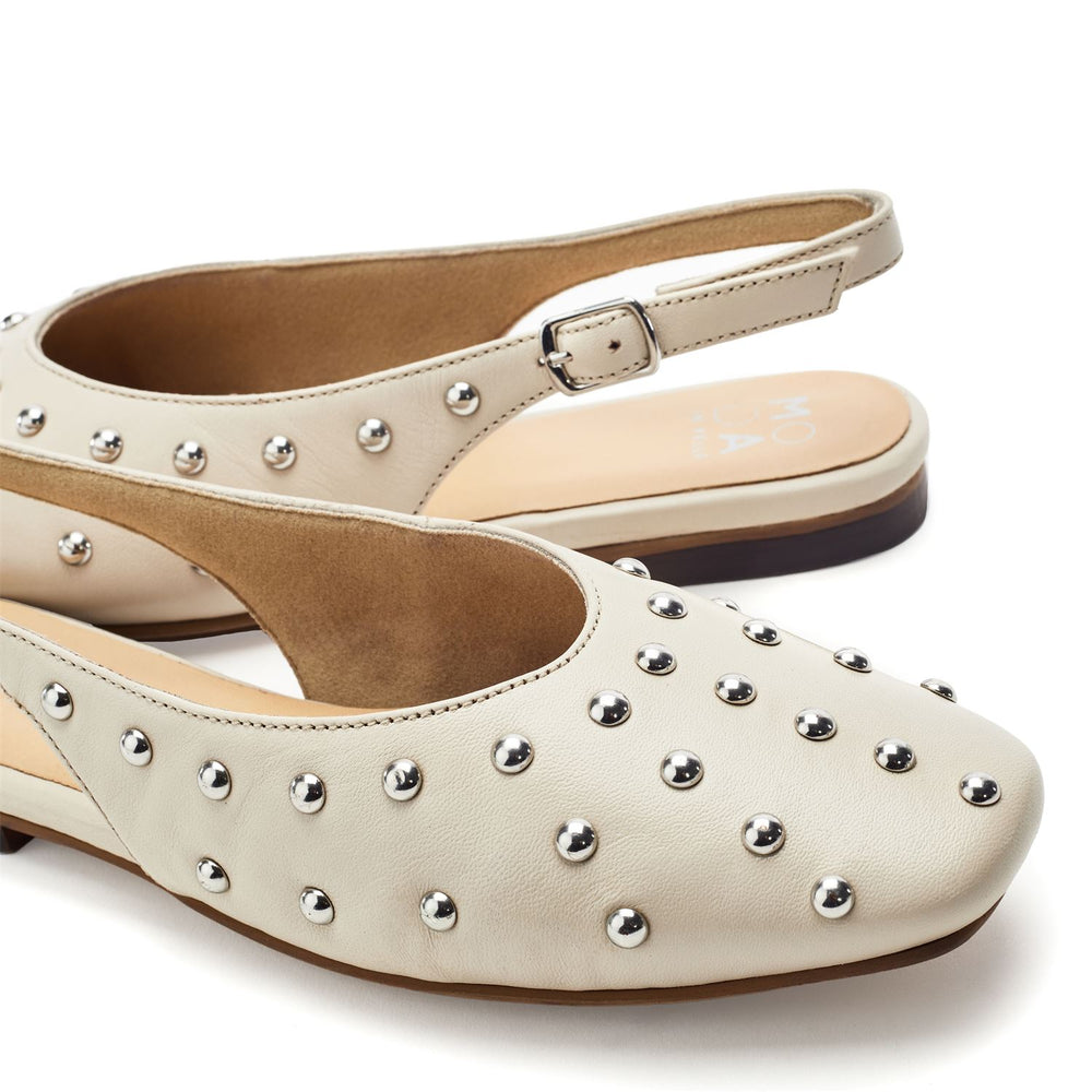 Fiarra Off White Leather Shoes