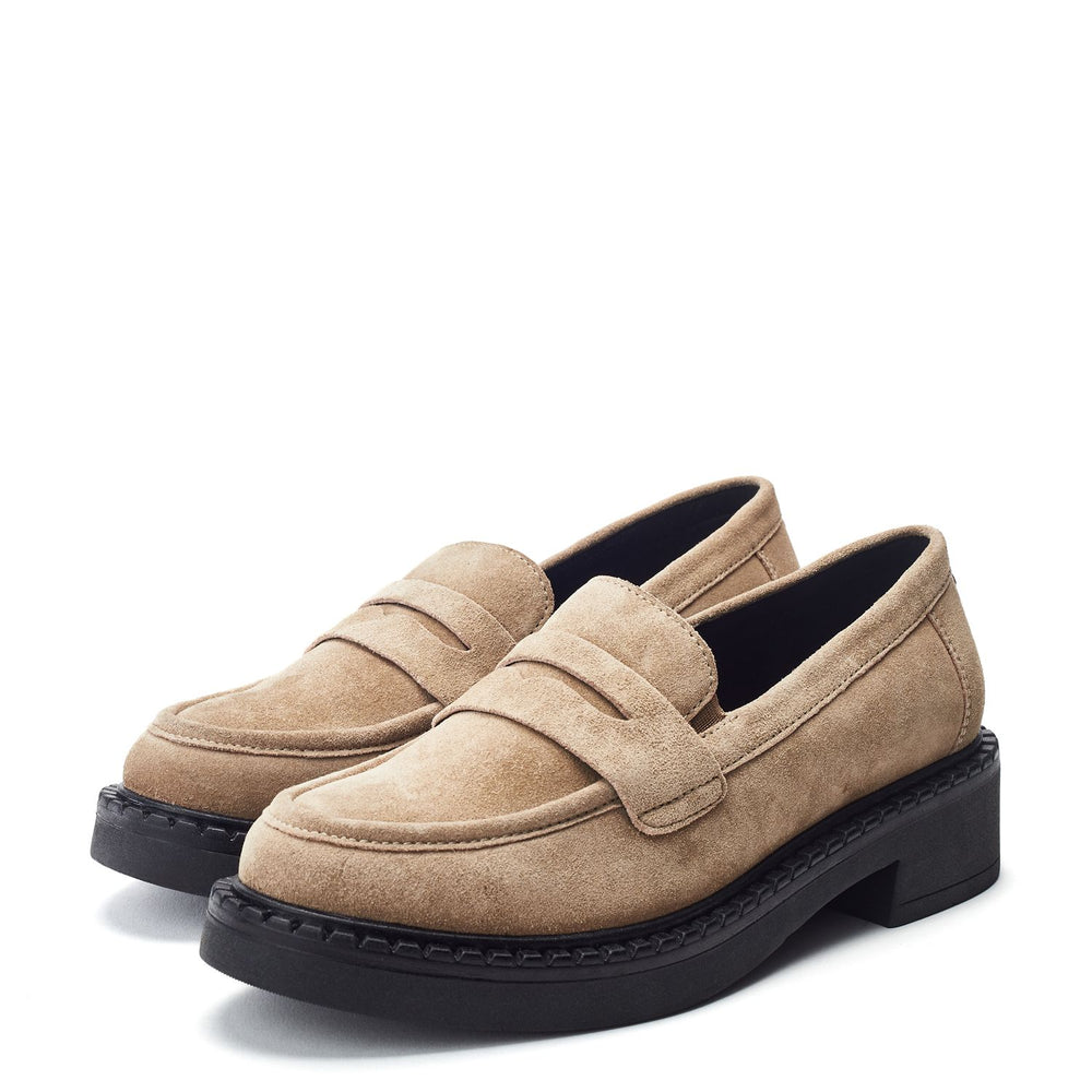 Fiella Taupe Suede Shoes
