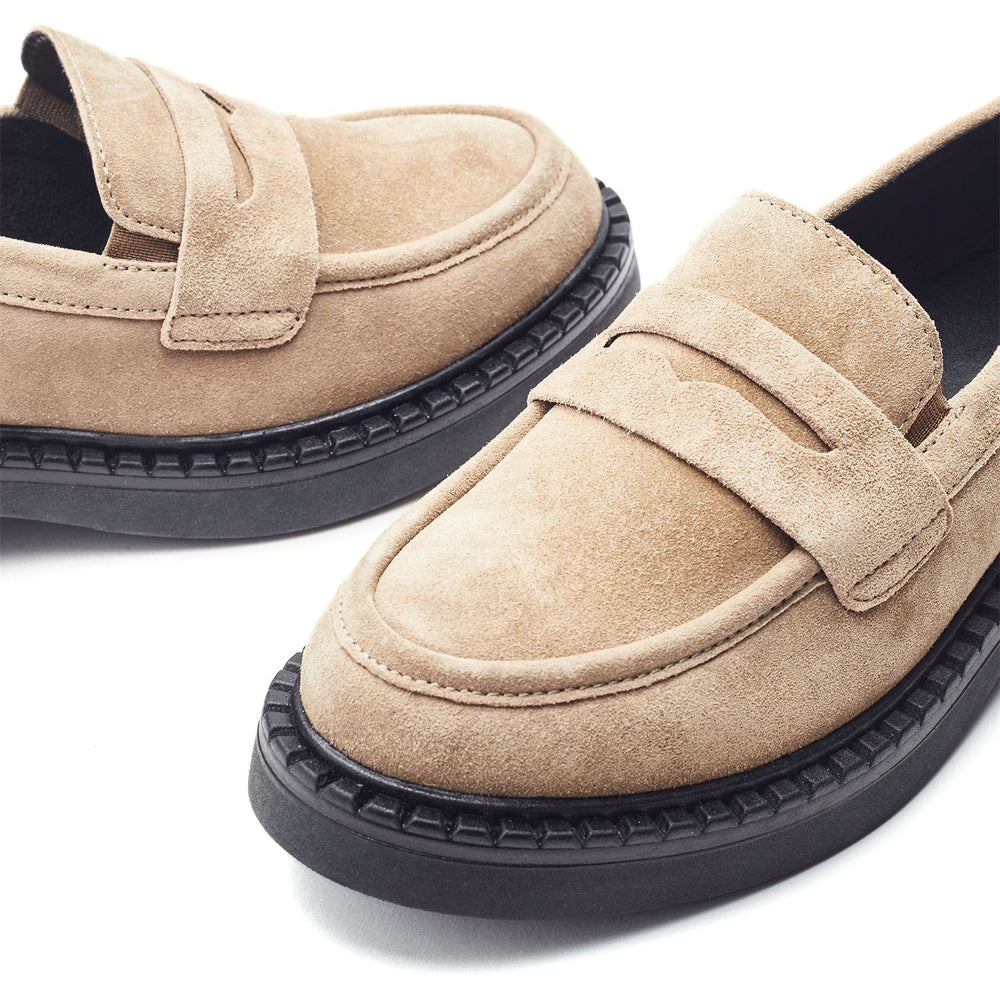 Fiella Taupe Suede Shoes