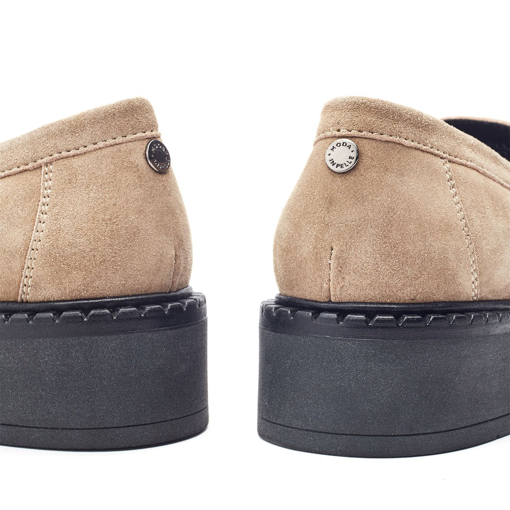 Fiella Taupe Suede Shoes