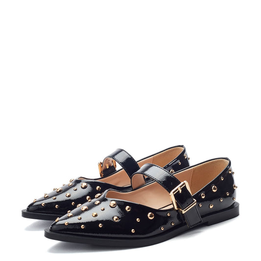 Fijia Black Patent Shoes