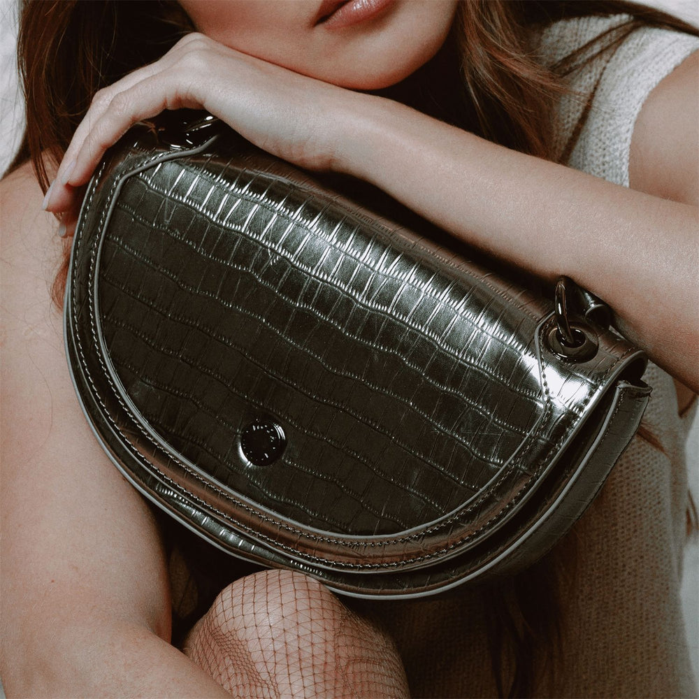 Fillipa Bag Pewter Porvair 